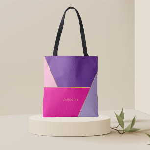 Kühner Chic Stylisches Farbige Streifenmuster Tasche