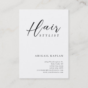 Kühner Friseur Moderne Minimalistische Eleganz Sch Visitenkarte