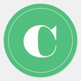 Kühner Grünurlaub Runder Aufkleber