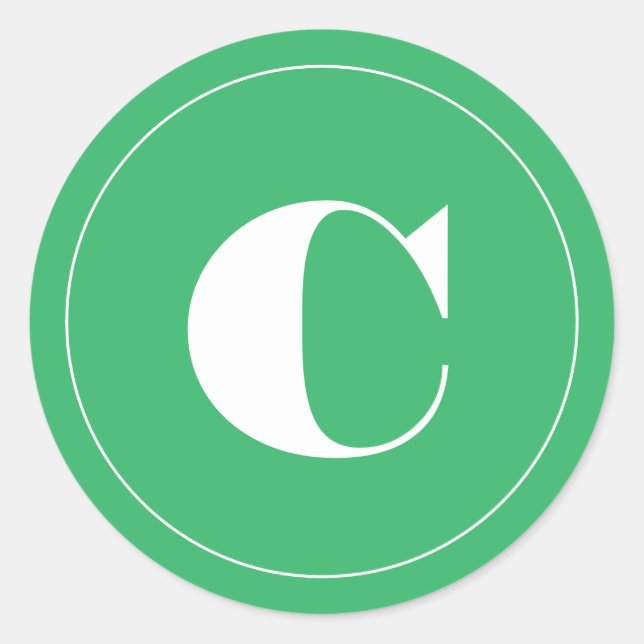 Kühner Grünurlaub Runder Aufkleber (Vorderseite)