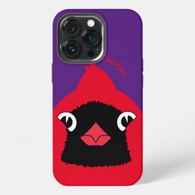 kühner Kardinal iPhone 13 Pro Hülle (Hinten)