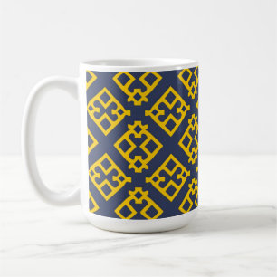 Kühnes abstraktes geometrisches modernes Kaffeedes Kaffeetasse