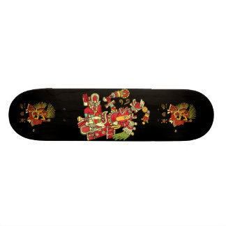 Kühnes Azteken-Design Skateboard