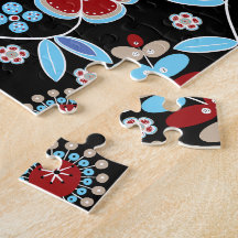 Kühnes Blumenmuster