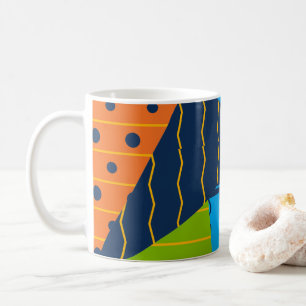 Kühnes geometrisches Abstract Kaffeetasse