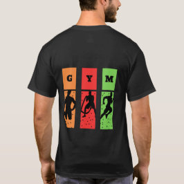 Kühnes GYM-Silhouetten-T-Shirt. T-Shirt