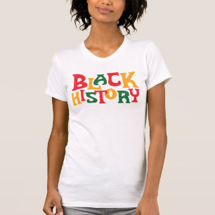 Kühnes Panafrikanisches "Black History" Stolz-Desi T-Shirt