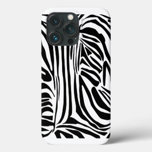 Kühnes Schwarz-Weiß-Zebramuster Case-Mate iPhone Hülle