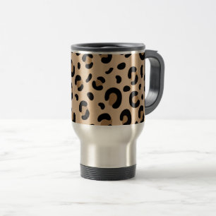 Kühnes Tiger-Streifenmuster – Tierdruck-Design Reisebecher