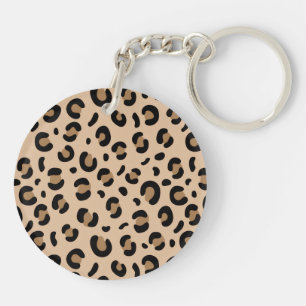 Kühnes Tiger-Streifenmuster – Tierdruck-Design Schlüsselanhänger
