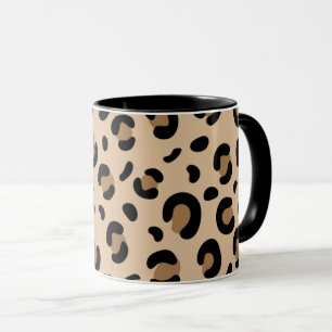 Kühnes Tiger-Streifenmuster – Tierdruck-Design Tasse