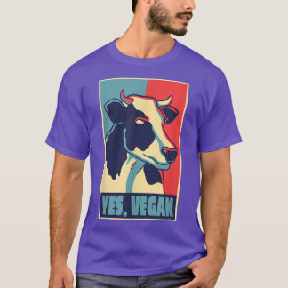 Kuhposter veganes Zitat T-Shirt