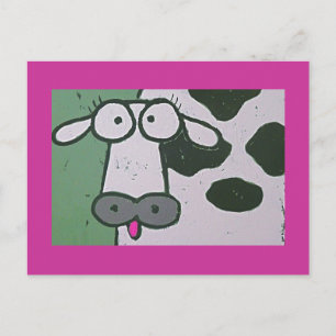 Kuhpostkarte Postkarte