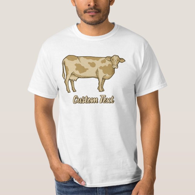 Kuhprofil-T - Shirt (Vorderseite)