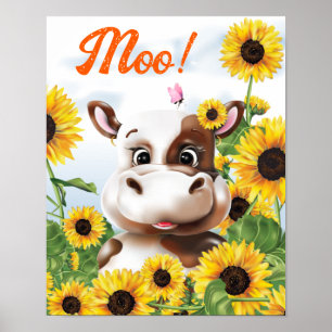 Kuhsonnenbauernhof Poster