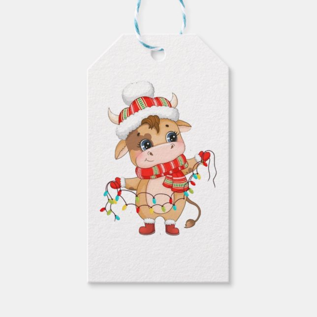 Kuhweiden Geschenkanhänger (Vorderseite)