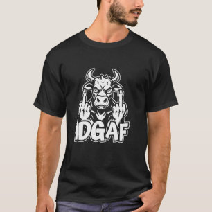 Kuhzucht Landwirt - Vieh Rind Idgaf T-Shirt
