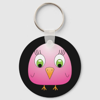 Küken B Pink Schlüsselanhänger