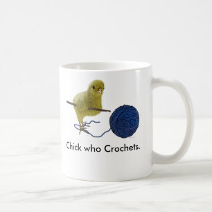 Küken, das Kaffee-Tasse häkelt Kaffeetasse