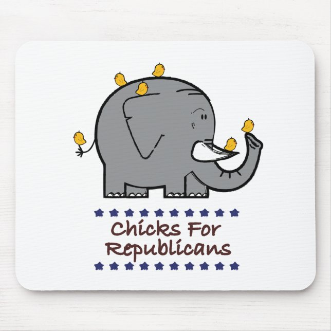 Küken für Republikaner-Mousepad Mousepad (Vorne)