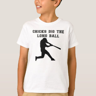 Küken graben den langen Ball T-Shirt