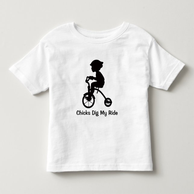 Küken graben meine Fahrt Kleinkind T-shirt (Vorderseite)