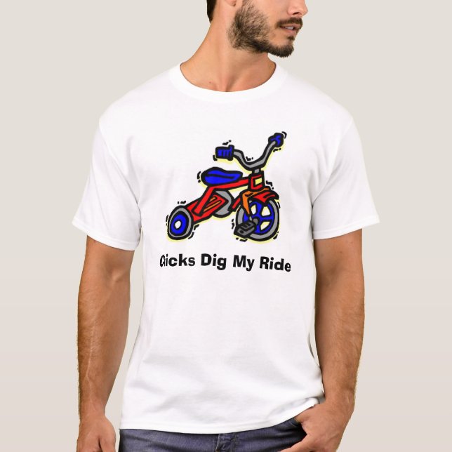 Küken graben meine Fahrt T-Shirt (Vorderseite)