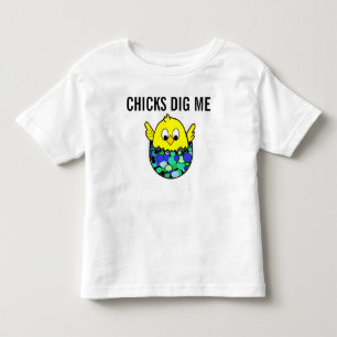 Küken graben mich Ostern-Frühlings-Shirt-Ei-Kük Kleinkind T-shirt