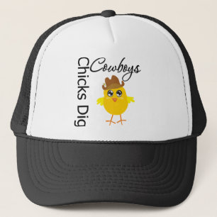Küken-Grabungs-Cowboys Truckerkappe