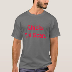 Küken-Grabungs-Narben - besonders angefertigt T-Shirt
