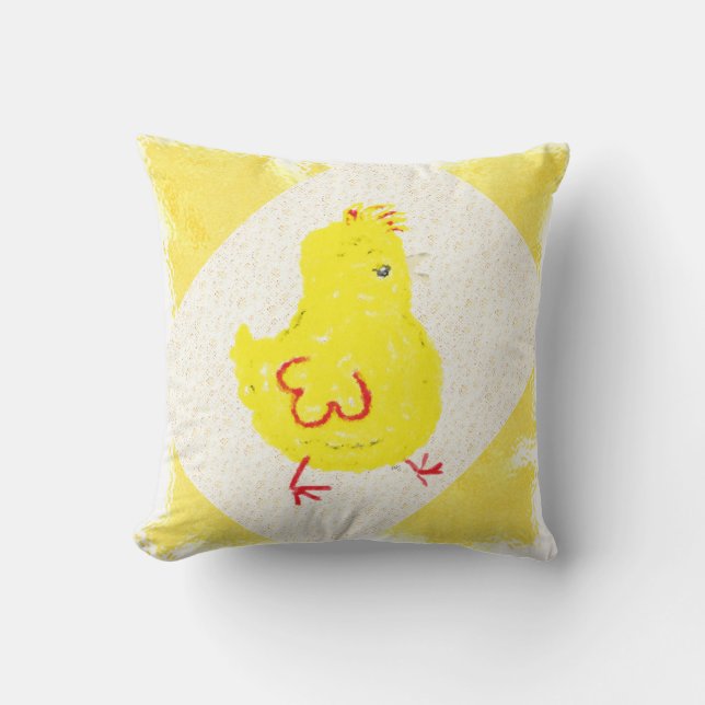Küken mit Haar Kissen (Vorderseite)
