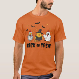 Küken oder Leckerei Funny Chicken Halloween T - Sh T-Shirt