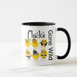 Küken wild gegangen tasse