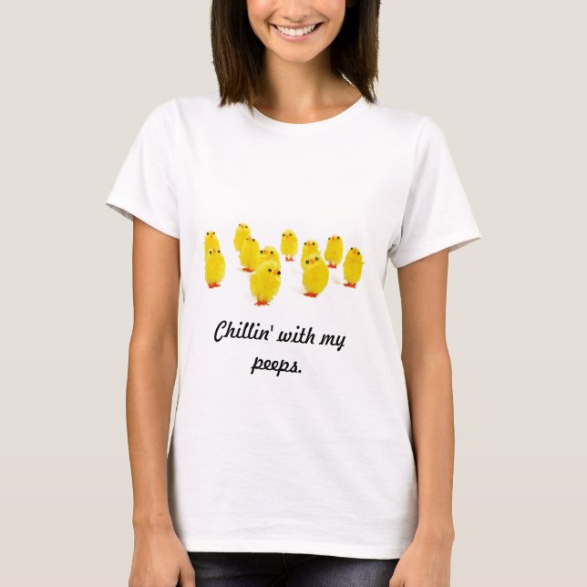 Kükenmagnet chillin mit meinem lustigen Kleid der T-Shirt (Vorderseite)