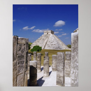 Kukulcan Pyramide aus der Gruppe der Poster