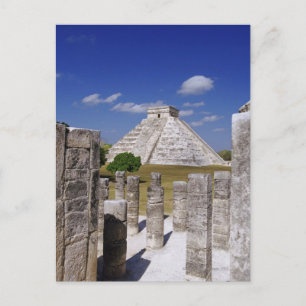 Kukulcan Pyramide aus der Gruppe der Postkarte