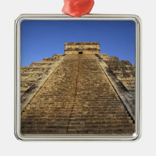 Kukulcan-Tempel oder Castillo-Burg) in 2 Silbernes Ornament