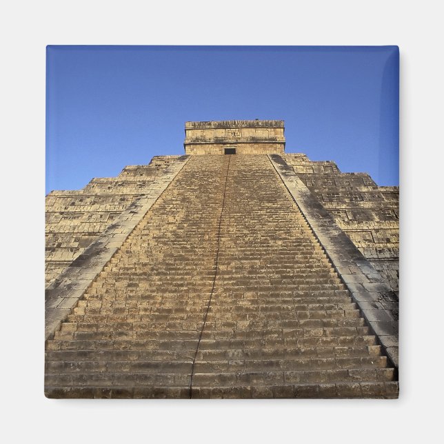 Kukulcan Temple oder Castillo Castle) in 2 Magnet (Vorne)