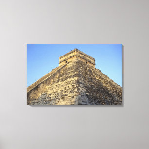 Kukulcan Temple oder Castillo Castle) in Leinwanddruck