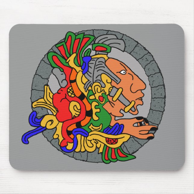 Kukulkan Mausunterlage Mousepad (Vorne)