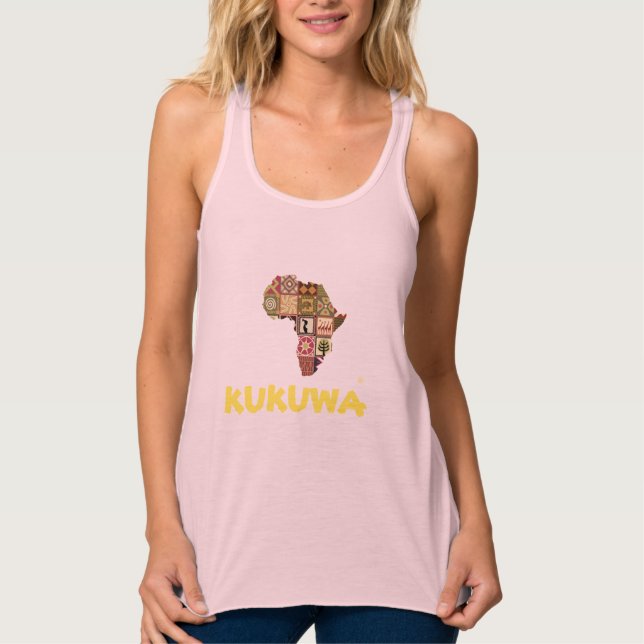 Kukuwa® Slim Fit Racerback Tank Top (Vorderseite)
