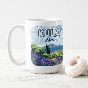 Kula Maui Haleakala Hawaii Lavender Retro Kaffeetasse