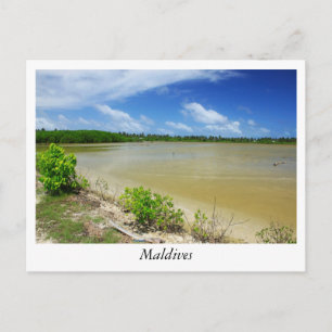 Kulhuduhfushi-Insel Malediven Postkarte