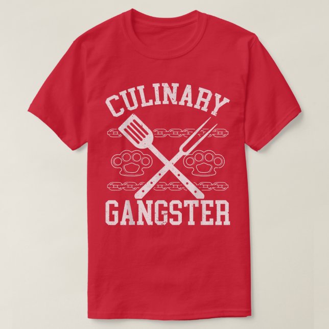 Kulinarische Gangster Cooking Master Koch Hat Prou T-Shirt (Design vorne)
