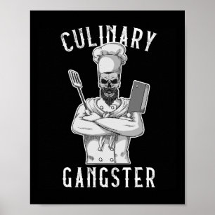 Kulinarische Gangster Kochküche Koch Koch Restau Poster