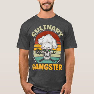 kulinarische Gangster lustiges Retro-Vintages Rest T-Shirt