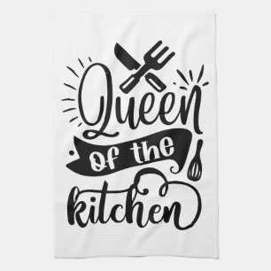 Kulinarische Königin der Küche Geschirrtuch
