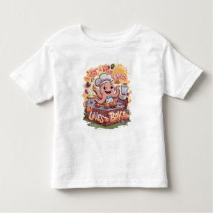 Kulinarischer Cephalopod: Oktopus Kochen Kleinkind T-shirt
