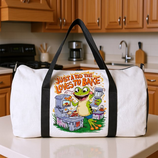 Kulinarischer Entdecker: Frösche auf Abenteuer mit Duffle Bag (Von Creator hochgeladen)