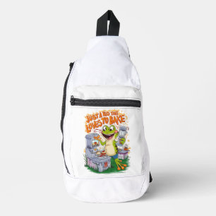 Kulinarischer Explorer: Frogs Stove Adventure Crossbody Bag